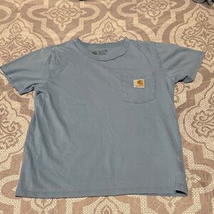 Carhartt Steel Blue Tee with Pocket